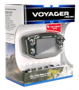 TRAIL TECH 912-502 VOYAGER STEALTH BLACK MOTO-GPS COMPUTER